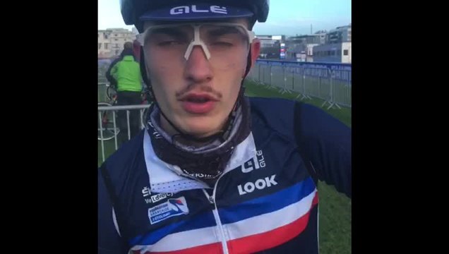 Joris Delbove à Ostende pour les championnats du monde de cyclo-cross à Ostende