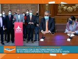 Comisión Especial para Diálogo, Paz y Reconciliación de la AN se reúne con rectores y rectoras de Universidades del país