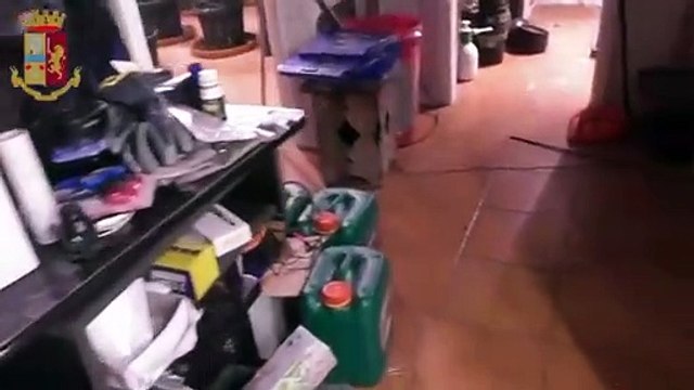 Altopascio (LU) - Piantagione di marijuana in casa arrestato 53enne (28.01.21)