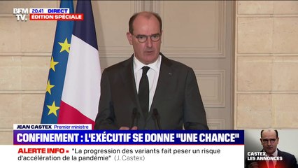 Jean Castex: "Les efforts individuels et collectifs que nous avons fait ont été payants, et du fond du cœur, je vous en remercie"