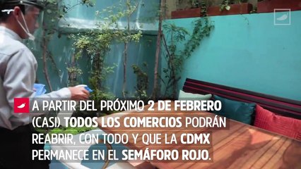 Reglas para la reapertura de comercios en semáforo rojo  | CHILANGO