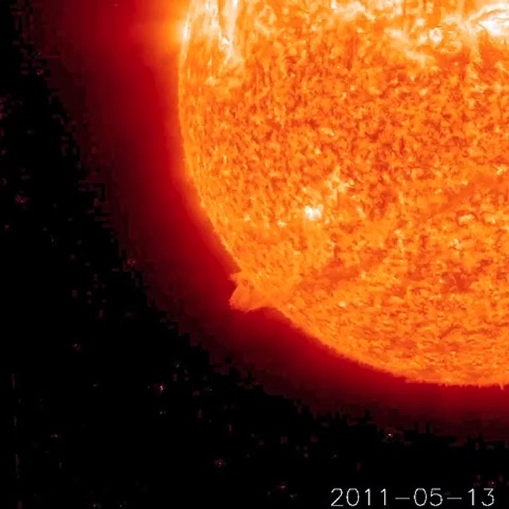 breakaway prominence from sun