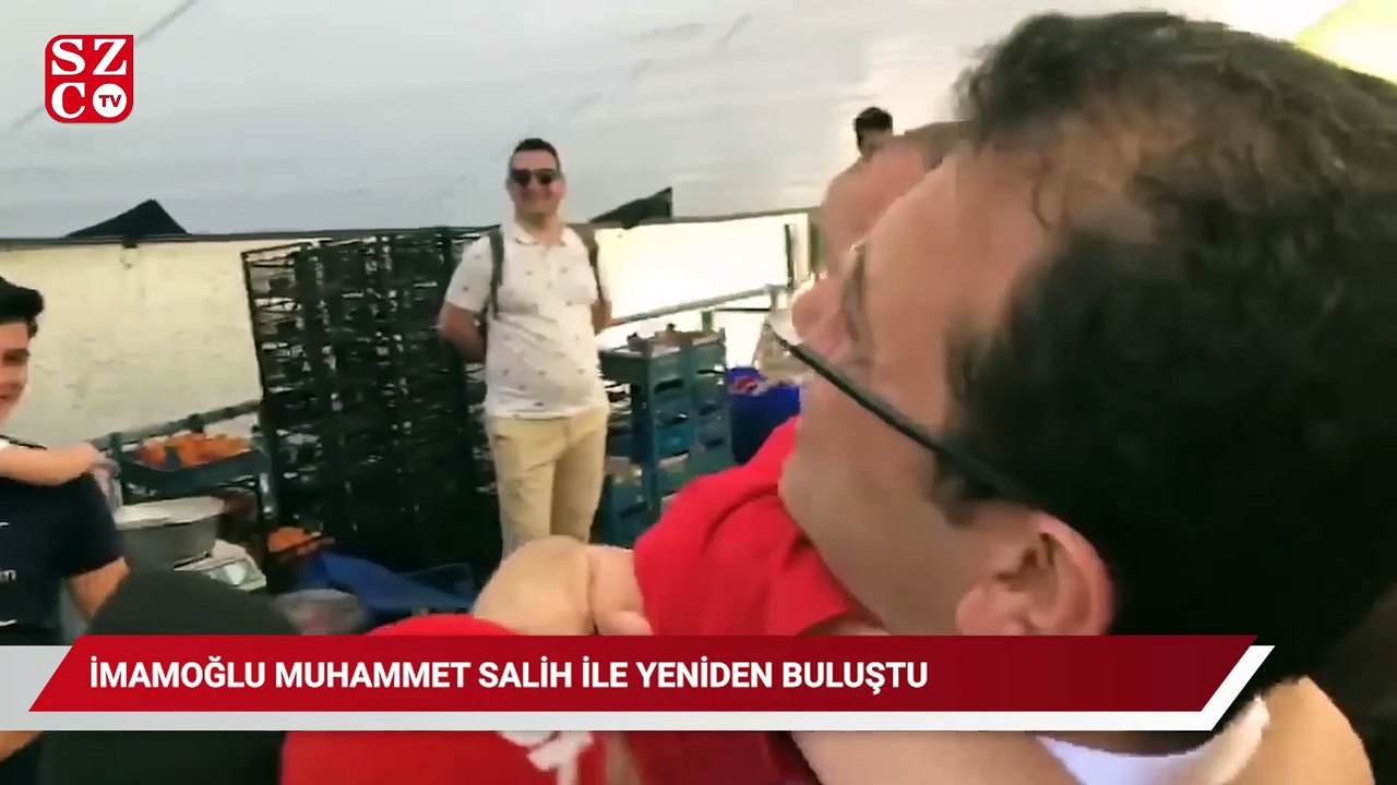 İmamoğlu, 'Her şey güzel olacak' diyen Muhammet Salih ile yeniden buluştu