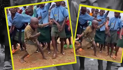 This kid's dance style has become viral on social media