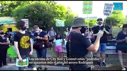 Los vecinos de City Bell y Gonnet están podridos,  no aguantan más el olor del arroyo Rodríguez