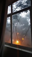 Storm Causes Tree to Fall and Break Window