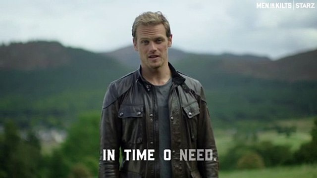 Men in Kilts - Sam Heughan Addresses the Haggis