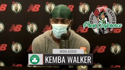 Kemba Walker Practice Interview | Celtics vs Lakers