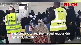 Nigerians Evacuated From Saudi Arabia Arrive Abuja Airport/Punch
