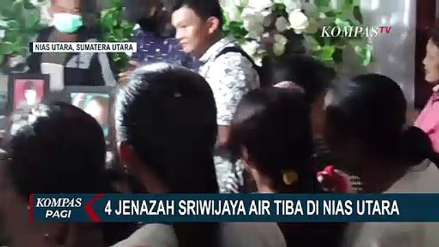 'Terima Kasih' Yaman Zai, Jenazah Istri dan 3 Anaknya Korban Sriwijaya Air Tiba di Nias Utara