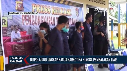 Periode Januari 2021, Ditpolairud Polda Kalbar Ungkap Sejumlah Kasus