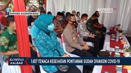 Download Video: Sebanyak 1.657 Tenaga Kesehatan di Pontianak Sudah Divaksin