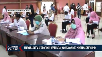 Kasus Covid-19 di Pontianak Tercatat Alami Penurunan