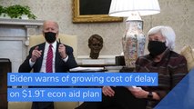 Biden warns of growing cost of delay on $1.9T econ aid plan, and other top stories in business from January 30, 2021.