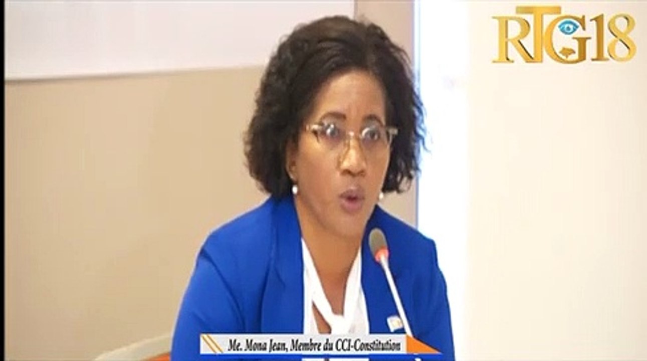 Komite konsiltatif endepandan kap elabore pwojè nouvèl konstitisyon an prezante avan pwojè a.