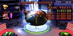 Crash Bandicoot 3 - Orange Asphalt (Gem/Crystal) - PLAYSTATION SONY Walkthrough