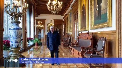 Presidente mexicano dice que "está pasando la etapa crítica" de su contagio de covid-19