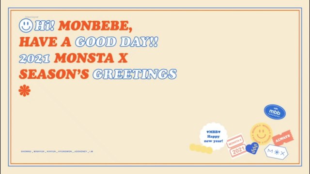 Monsta X 2021 Season's Greetings [MAKING DVD]