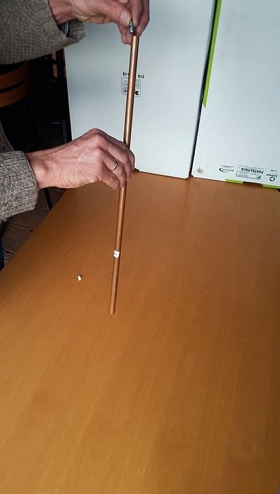 Wirbelstrom im Kupferrohr