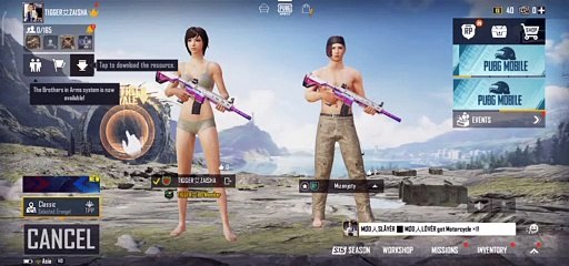 my first time upgrede on pubg mobile