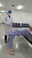 Çin anüsten koronavirüs testinin video görüntülerini yayınladı