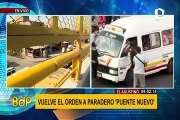 Sin 'jaladores' ni aglomeración: orden se impone de a pocos en Puente Nuevo