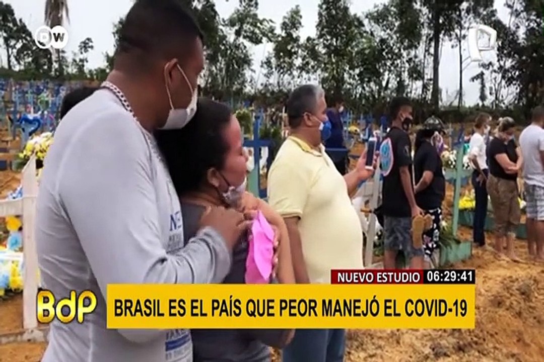 Brasil es el peor país en enfrentar la pandemia COVID-19