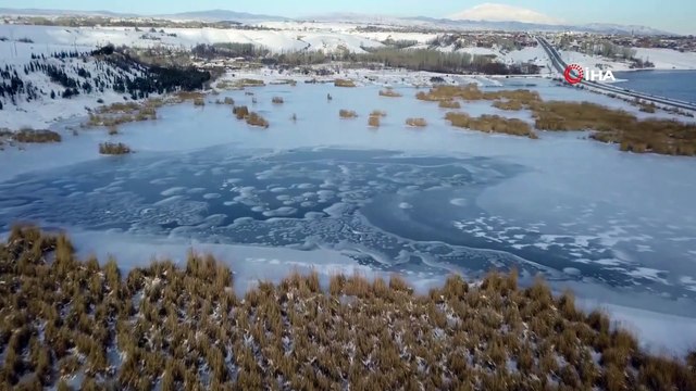 Donan Vali Uğur Boran Kuş Cenneti Havadan Görüntülendi