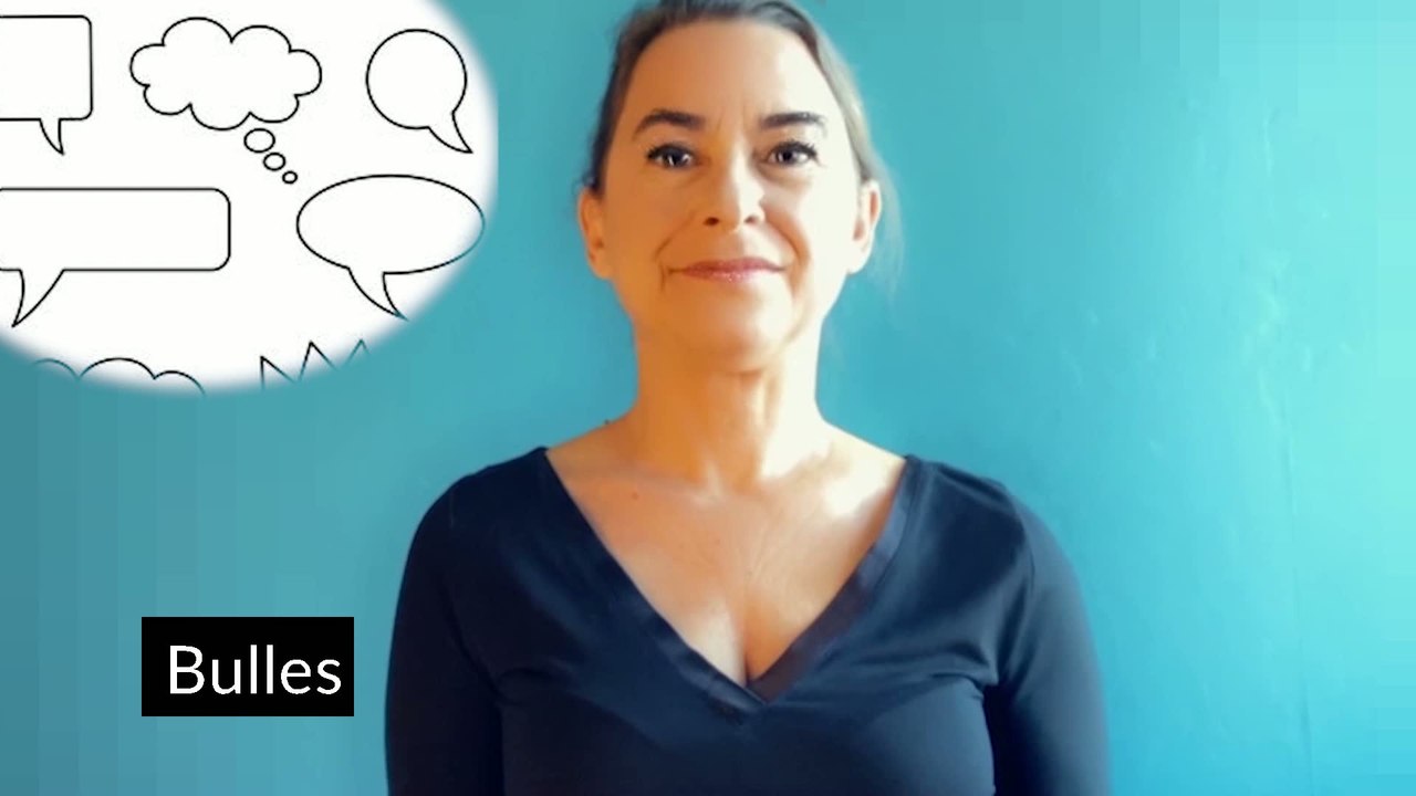 Les mots de la bande dessinée en LSF