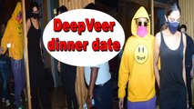Deepika Padukone and Ranveer Singh step out for dinner| Deepika-Ranveer dinner date