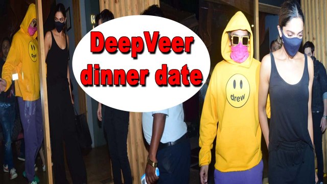Deepika Padukone and Ranveer Singh step out for dinner| Deepika-Ranveer dinner date