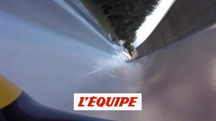 La piste d'Igls en caméra embarquée - Bobsleigh - CM