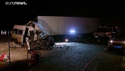 Ρωσία: Πολύνεκρο τροχαίο δυστύχημα