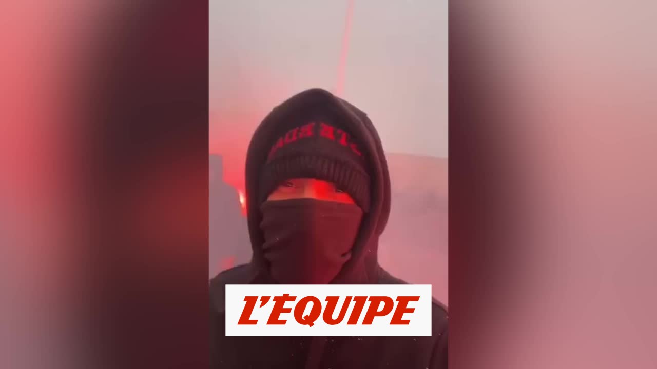 Action coup de poing des supporters de l'OM à la Commanderie - Foot - OM