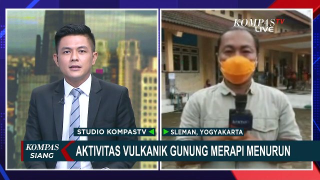 Aktivitas Vulkanik Gunung Merapi Menurun, Jumlah Pengungsi Berkurang