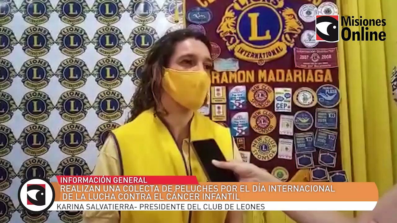 Realizan una colecta de peluches por el Día Internacional de la lucha contra el Cáncer Infantil