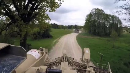 Drivers View • Awesome US Army - M1 Assault Breacher Vehicle
