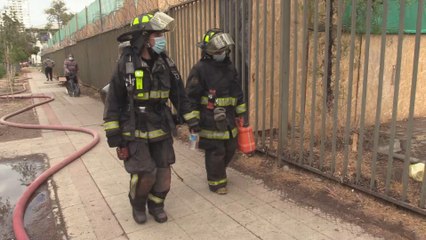 Incendio en hospital de Chile obliga a evacuar a pacientes intubados con covid-19