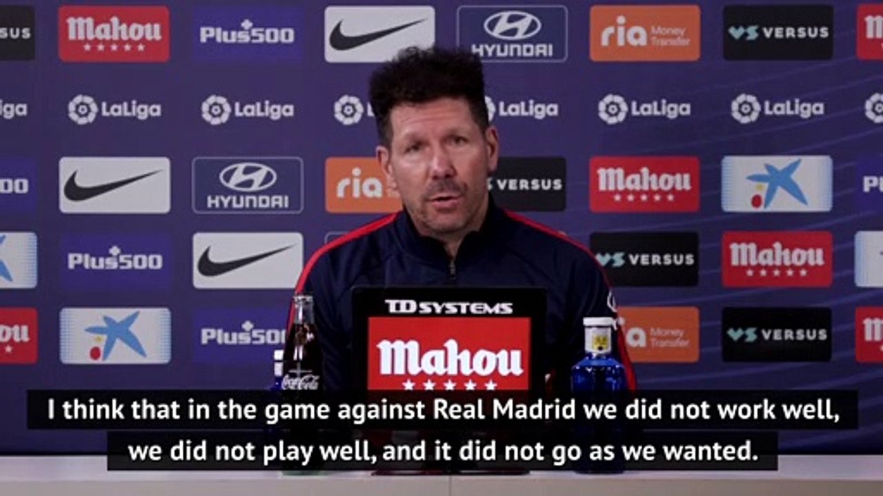 LaLiga leaders Atletico not hung up on defeats - Simeone