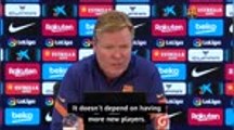 Barca must be 'realistic' about trophy chances - Koeman