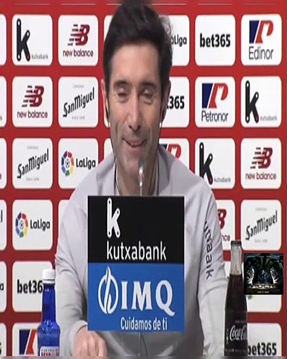 Marcelino: Si la racha del Athletic es mala, la de su entrenador ni hablamos