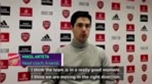 Arsenal moving in the right direction - Arteta