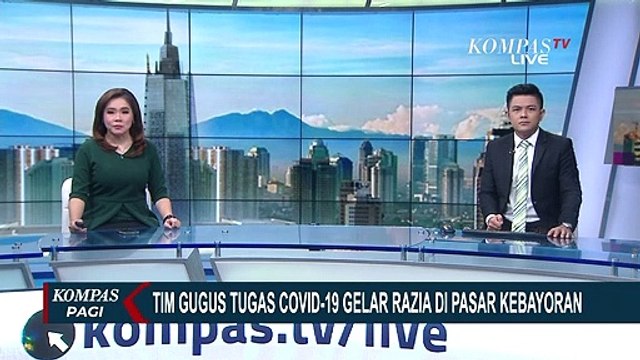 Tidak Pakai Masker, Pedagang Terjaring Razia Protokol Kesehatan Diberi Sanksi Sosial