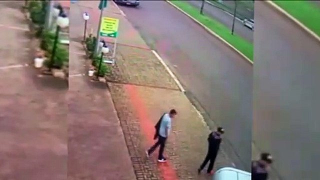 Fiat Uno branco placas ABR-3762 foi furtado em Cascavel; câmeras flagraram a ação