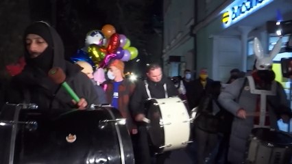 Protest gegen Lockdown und Wirtschaftskrise in Tiflis