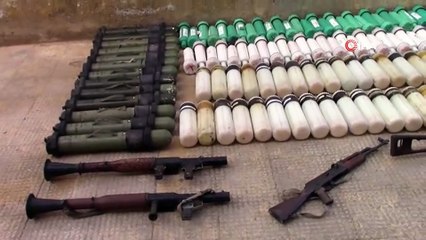 - El Bab'ta yüklü miktarda mühimmat ele geçirildi