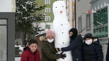 Kar Eğlencesi Kısıtlamayı Unutturdu, Sivaslılar Doyasıya Eğlendi