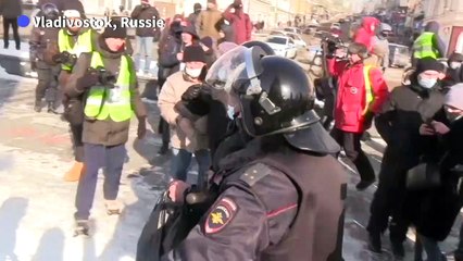 Vague d'arrestations lors d'une nouvelle journée de manifestations à l'appel de Navalny