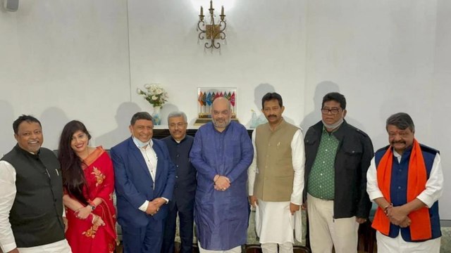 5 TMC leaders join BJP after meeting Amit Shah