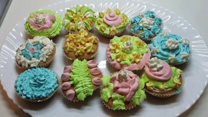 Cupcake With Butter Cream | Cupcake With Butter Cream Recipe